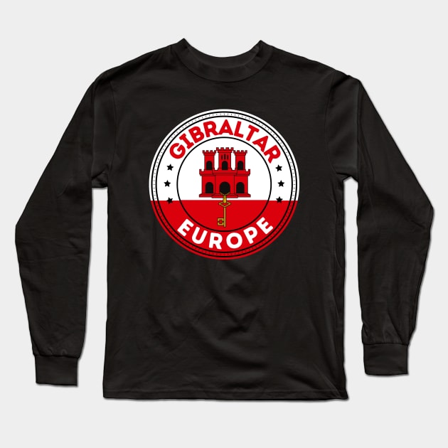 Gibraltar Long Sleeve T-Shirt by footballomatic